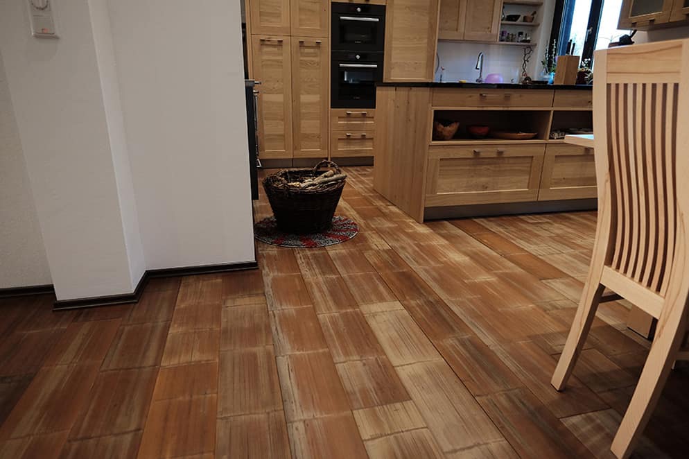 Bambusparkett Forest Aussenrinde Braun naturbelassen