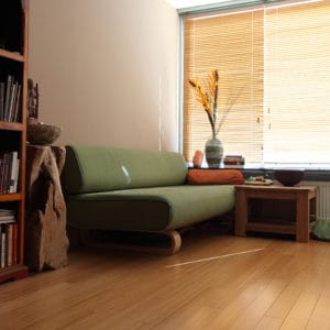 Bambusparkett Massivstab Purebamboo Hochkantlamelle gedämpft matt lackiert